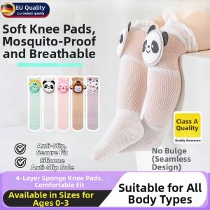 Lightweight Anti-fall Long Knee Pad Socks for Toddlers