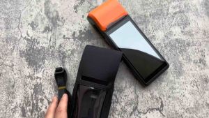 Soonpos portable Protective Touchable Case For Android Handheld POS Terminal Printer PDA Q6 Wiith Wristband And Strap