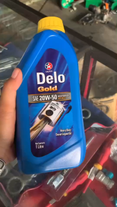 CALTEX น้ำมันเครื่องดีเซลล์เดโล่ Delo Gold มัลติเกรด CH-4 20w-50 ขนาด 1 ลิตร