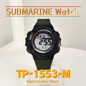 SUBMARINE Men Watch Digital Watch Sport Waterproof Stopwatch LED Light Display Timer Digital Jam Tangan Lelaki TP1553M