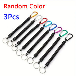 3/5pcs Anti-Lost Fishing Lanyards Boating Pulling Elastic Hanging Rope Protection Fish Wheel Fishing Pole Tackle Accessories