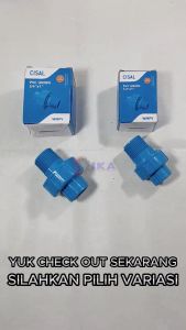 WATERMUR WATERMOOR POLOS PVC 1 - 1/2 - 3/4 INCH WATER UNION SOCKET SAMBUNGAN DRAT PIPA