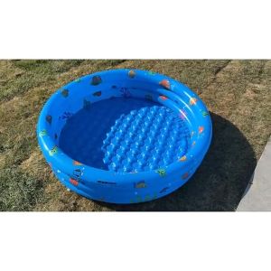 Bể Bơi Phao Intime 3 tầng họa tiết đại dương đáy chống trơn trượt nhựa PVC an toàn Hồ Bơi HBTR-YT