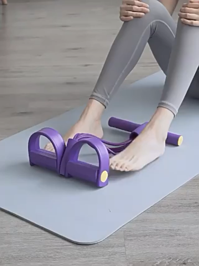 EZSport Pedal Pull Rope | 6 Tube Pedal Puller for Yoga Home Workout | Sit Up Pull Rope | 脚蹬拉力器
