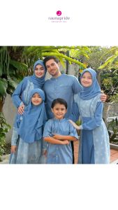 Rauna Sarimbit Keluarga 13 ILALANG Blue 2023 - Gamis dan Koko