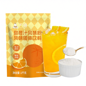 Multiflavored Orange Powder Instant Beverage