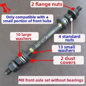Mountain Bike Upgrade Axle Rear Wheel Bearing Ball Sprocket Hub Modification Solid Shaft Upgrade Loose Ball Wheel Hub with Patent