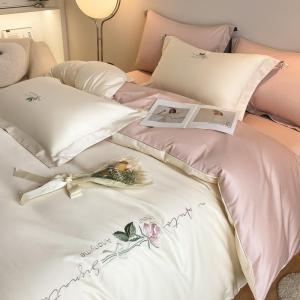 Luxurious 100% Cotton Embroidered Bedding Set