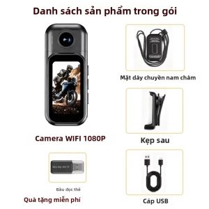 Camera Hành Động Mini 4K HD Ultra X50 Pro Chống Nước Nhỏ Gọn Dành Cho Vlog Và Quay Phim Ảnh Tích Hợp WiFi