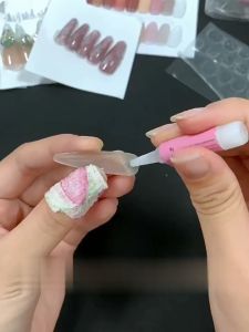 ONE-K185 Lem Kuku Cair Kecil Tahan Lama Nail Glue / Lem Kuku Palsu Mini Fake Nails Glue Nail Art