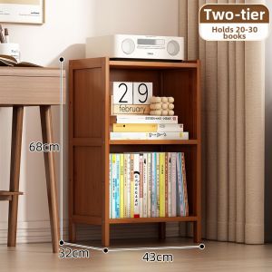 MOLORE | Dustproof Narrow Deep Sliding Gap Bookcase With Door