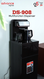 Advance DS-908 Smart Dispenser Galon Bawah Multifungsi Tombol Touchscreen Garansi Resmi