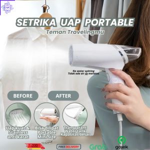 Setrika Uap Portable Genggam Foldable Garment Steamer Iron like Xiaomi