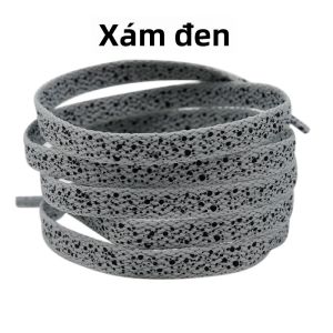 1 Đôi Dây Giày Dạng Dây Thừng Rộng Họa Tiết Vết Mực 0.8cm Dành Cho Giày Thể Thao Thông Thường Dây Giày Dẹt 100/120/140/160CM Phụ Kiện Giày