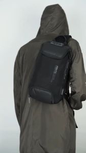 Bange Shrine Multi Compartment Sling Bag USB Anti-Theft Water Resistant Sport Men Fit Beg Silang Lelaki 防水胸包 单肩包 斜跨包