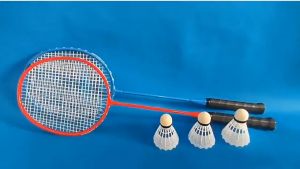 2PC Badminton Racket Original Badminton Racket With String 24LBS G4 95G High Elasticity