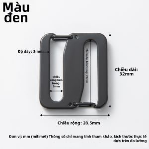 Khóa Đa Năng 2 Đầu bằng Thép Không Gỉ 304 cho Túi và Dây Nịt