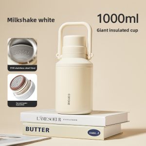 CAROTE | Large Capacity Outdoor Stainless Steel Insulated Water Bottle for Men and Women Suitable for Tea Brewing and Carrying Outdoors