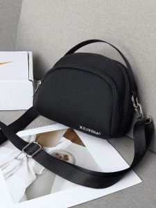 Fashionable Summer Womens Crossbody Phone Bag Multi-layer Oxford Canvas Single Shoulder Bag Versatile Handbag Korean Style