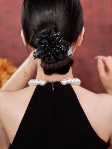 คลิปผมทรงหัวเข็มขัดดอกไม้สไตล์ฝรั่งเศส Lewis Paris เครื่องประดับผมหรูหราสำหรับผู้หญิง