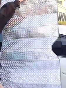 Car Sunshade Foldable Silver Reflector Sunshade Windshield Cover UV Protection Car Sunshade