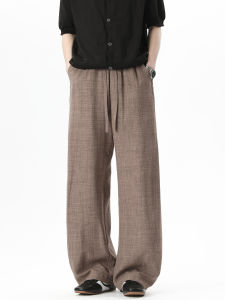 WUKONGYOUHUO | Casual Pants Retro American Style Loose Wide-leg