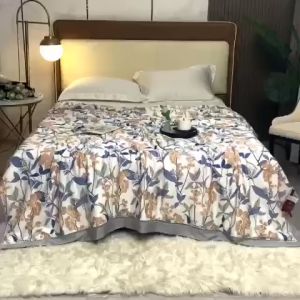 Chăn hè lụa tencel Nicolas Diamond cao cấp Chăn Mùa Hè Thiết Kế Hoa Mộc Miên Chăn Lụa Cao Cấp Họa Tiết Kẻ Kim Cương - Lazada