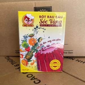 Bột Rau Câu Sóc Vàng Hộp 10 Gói