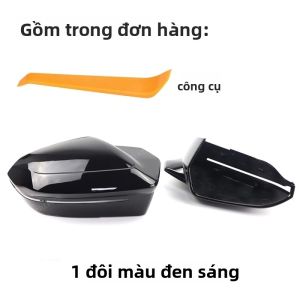Ốp Gương Chiếu Hậu Black M Look Dành Cho BMW 5 7 I5 I7 Series G60 G61 G68 G70 M5 G90 Tay Lái Bên Trái 2023 Trở Lên Chất Liệu ABS