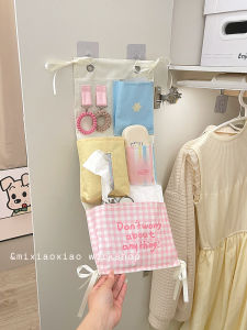 กระเป๋าติดประตู 3 มิติ สำหรับใส่โทรศัพท์มือถือ กระเป๋าติดผนัง สำหรับใช้ในหอพักนักเรียน กระเป๋าติดประตูสำหรับเก็บของ