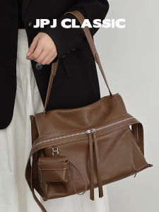 jpj | Tote Bag Shoulder Messenger Commuter Soft Cowhide