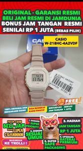 CASIO ORIGINAL - CASIO W-218HC-4A2 - WOMEN LA - Resin - Baby Pink - Jam dunia JD18ST Jam Tangan Wanita Jam Wanita Jam Tangan Anti Air + CASIO W-218HC-4A2 W 218HC 4A2 W-218HC 218 HC W218 W218HC W-218 $