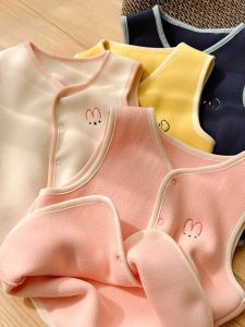 Double-Sided Polar Fleece Children Warm Vest Boys and Girls Inner Wear Outer Wear Waistcoat Childrens Autumn and Winter Childrens Clothing