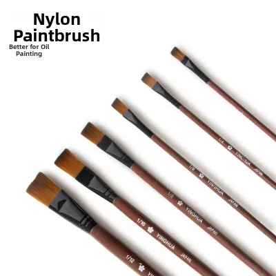 Sakura 6-Piece Set Nylon Painting Brushes Acrylic Oil Painting Watercolor Brushes Art Supplies Business Cultural Goods
