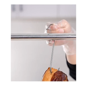 Set 10 Móc treo thịt heoThịt gàThịt vịt Chữ S Inox cao cấp không gỉMóc Chữ S NHỌN Inox Treo Thịt Cá Nướng BBQ-HAUSE