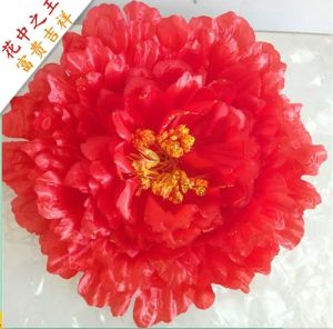 Large Peony Flower Simulation Stage Performance Handheld Flower Giant Big Peony Ancient Costume Hair Accessory for Singers