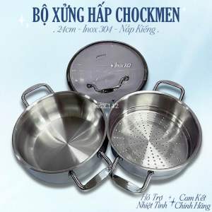 BỘ XỬNG HẤP CHOCKMEN 24cm (304)