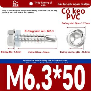 BAODEFENG | Vít Tự Khoan Hình Lục Giác Thép Không Gỉ 410
