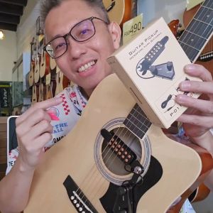 Guitar Acoustic Pickup 12 Hole for Gitar Akustik Murah Original With Magnetic Transducer Tone Volume Control Gitar Kapok