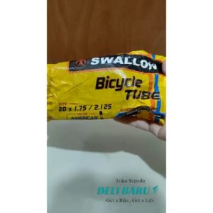 Swallow Ban dalam 20 x 1.75 2.125 pentil motor AV panjang 48mm sepeda anak BMX