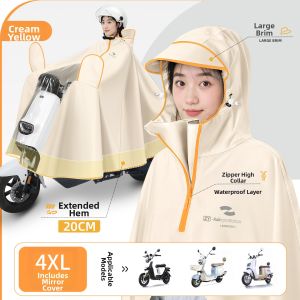 KeyRu | Biking Raincoat Waterproof Extra Large Thick Full Body