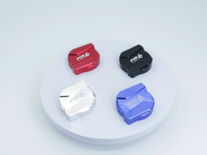 FOX Gas Tank Cap Cover Aluminum Full CNC Arumi Universal With Sticker From Indonesia