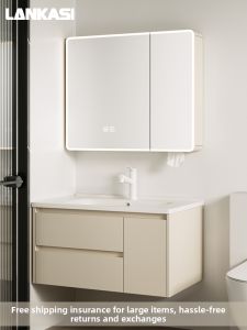 LANKASI | Creamy Style Smart Bathroom Cabinet