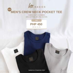 HTP Basics - Men’s Crew Neck Pocket Tee