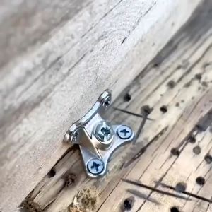 【EliteHome】(1 Pcs) Butterfly Shaped Corner Bracket Screws Zinc Alloy Support Connector Angle Bracket