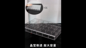 [Ready Stock] Acrylic Display Storage Box with Cover for accessories and display items