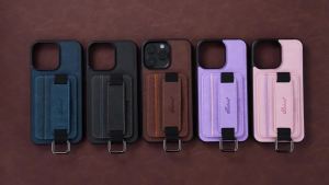 SUTENI Lychee Texture Faux Leather Phone Case Wrist Strap Ring Buckle Card Holder Stand For Samsung S26 Ultra S25 Plus S24 S23