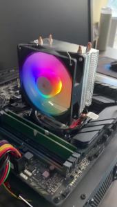 2 Heat Pipes RGB CPU Air Cooler 3Pin/4Pin PWM PC Processor Radiator For Intel LGA 1151 1155 1200 1700 2011 X79 X99 AMD AM5 AM4