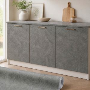 1PC 55CM  Wide Industrial Wind Self-adhesive Wallpaper Cement Gray Sticker Waterproof Retro Old Mottled Dark Gray Wallpaper