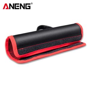 ANENG Portable Multifunctional Canvas Tool Pouch Soldering Iron Hardware Storage Bag Household Electronic Repair Organizer Case